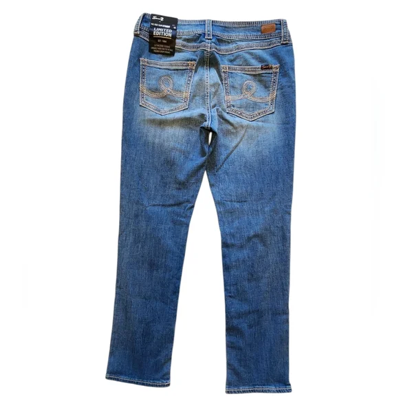 NWT Seven7 Mid Rise Slim Straight Limited Edition Jeans Size 12 - Picture 5 of 8